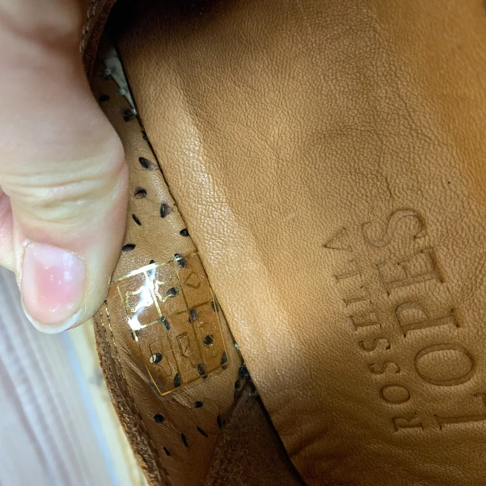 Rossella Lopes‎ Italian Shoes Womens 36 Perforated Leather Loafers Thick Stitch
